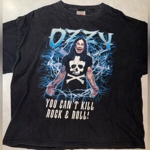 Ozzy Osbourne Tour Concert T Shirt Size XL 2003 You Can’t Kill Rock And Roll